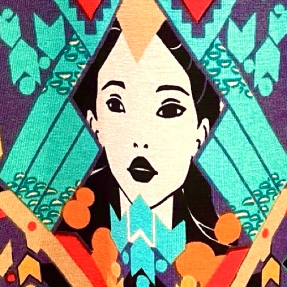 Disney x LuLaRoe Mulan Perfect Women’s Top NWT - Picture 2 of 9